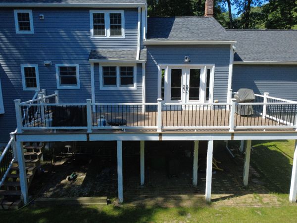 Weston, composite decking boards and railing replacement