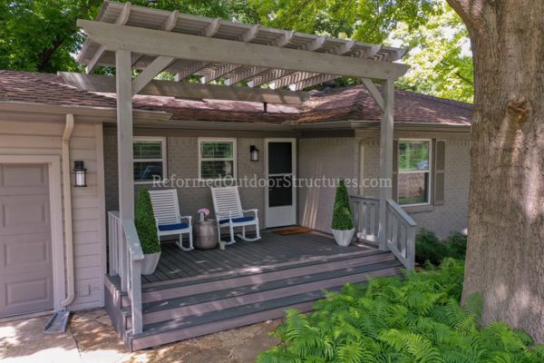 Trex Deck & Covered Pergola