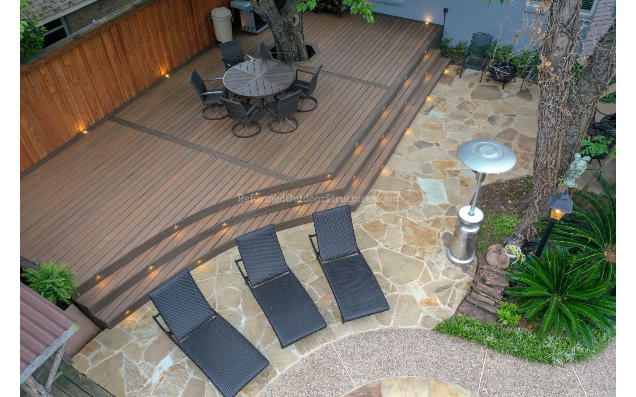 Trex Spiced Rum Deck & Flagstone Patio