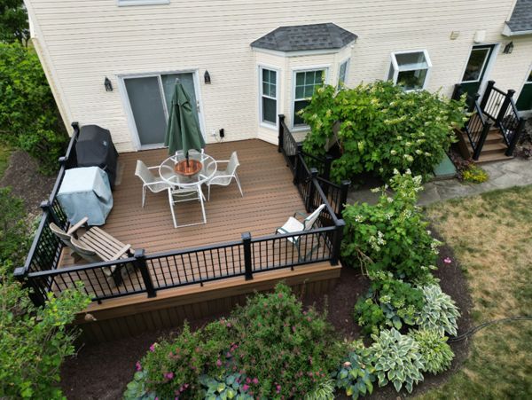 Trex Transcend Havana Gold With Deck Skirt