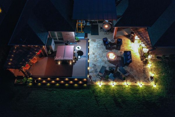 Trex Deck & Outdoor Living Space (Night Photos)