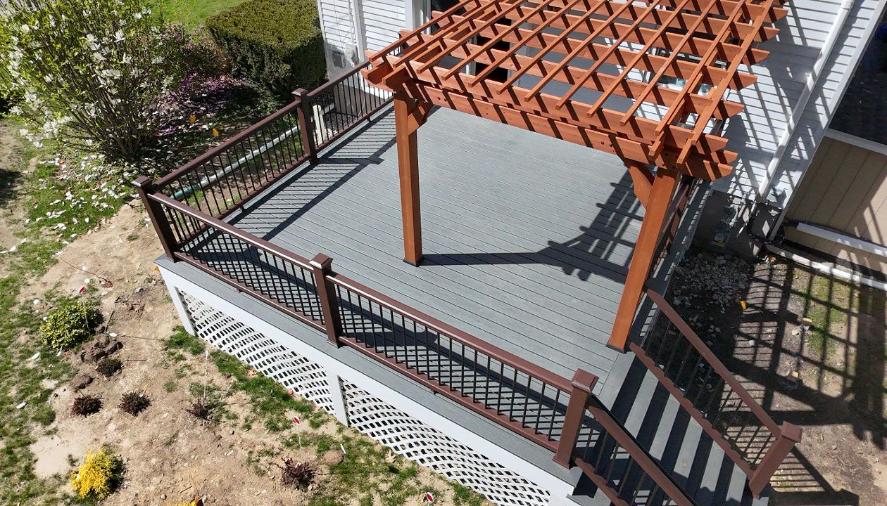 New deck - composite decking in Framingham