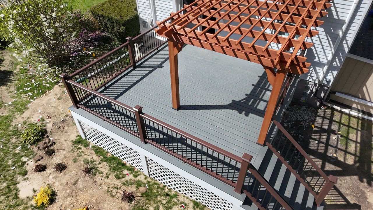 New deck - composite decking in Framingham