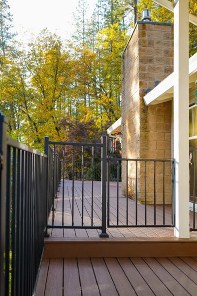 A huge Trex deck in Grass Valley, CA.