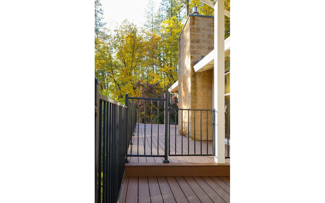 A huge Trex deck in Grass Valley, CA.