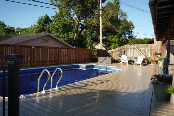 Pool Trex Deck in Sacramento, CA