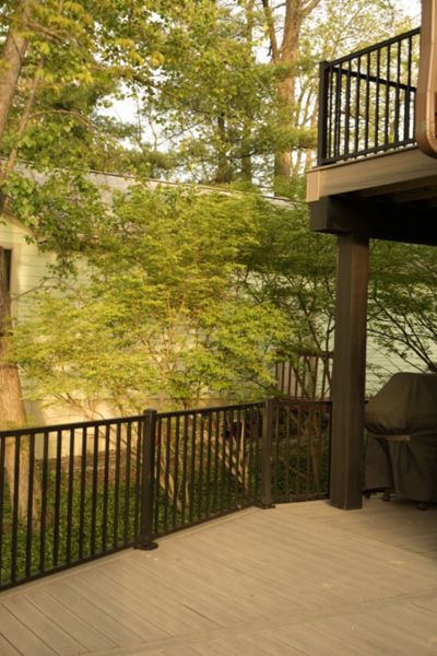 March 2024 Trex deck and railing project in Cincinnati, Ohio