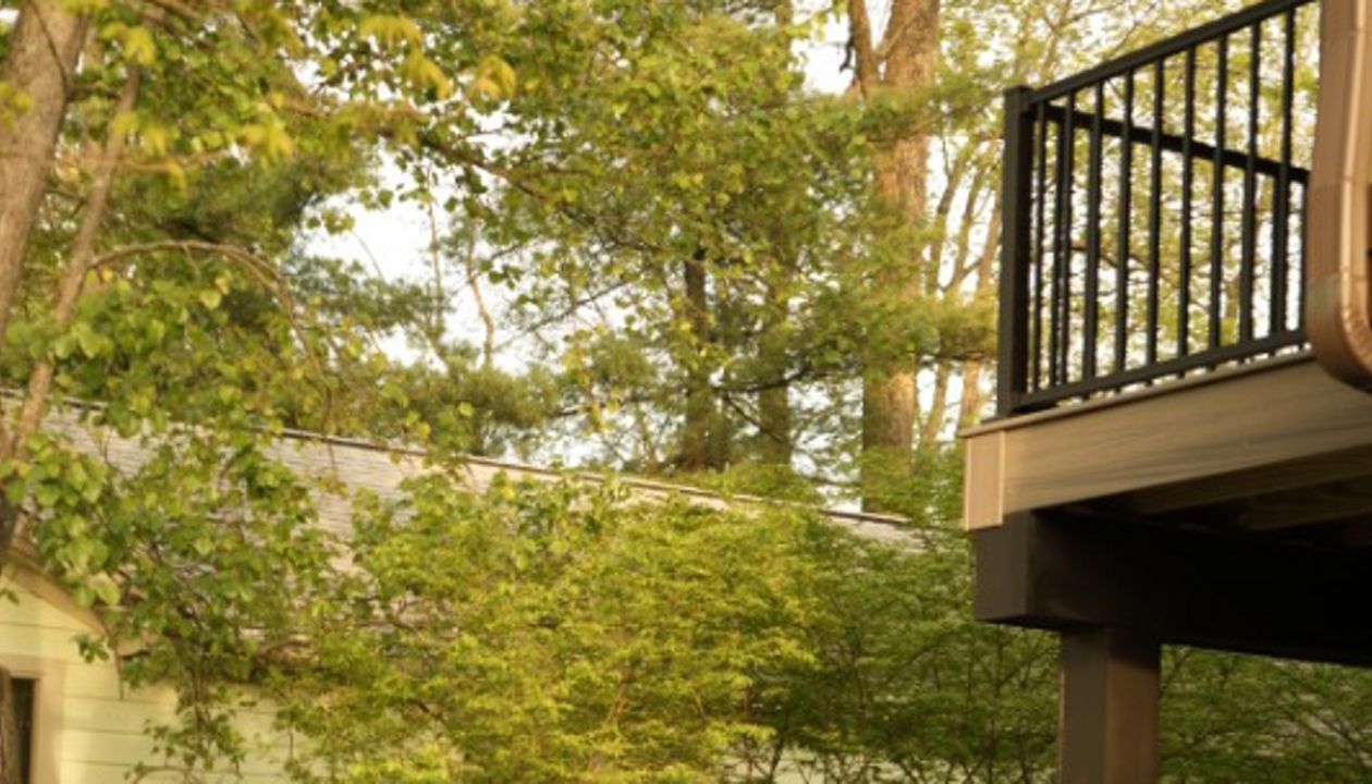 March 2024 Trex deck and railing project in Cincinnati, Ohio