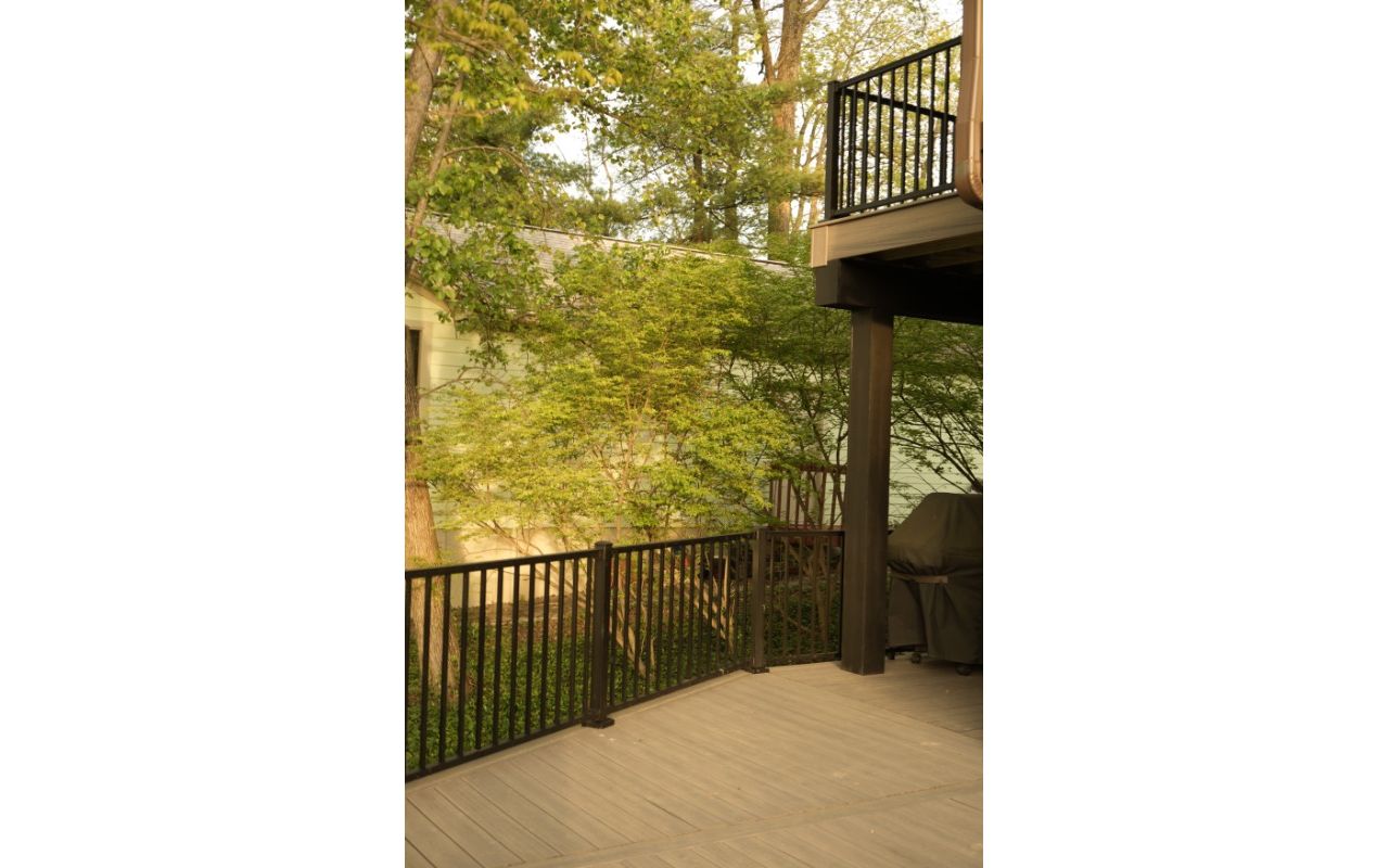 March 2024 Trex deck and railing project in Cincinnati, Ohio