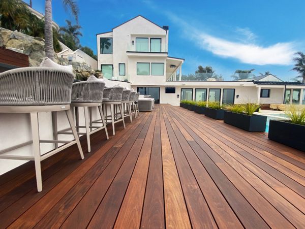 Ipe hardwood deck