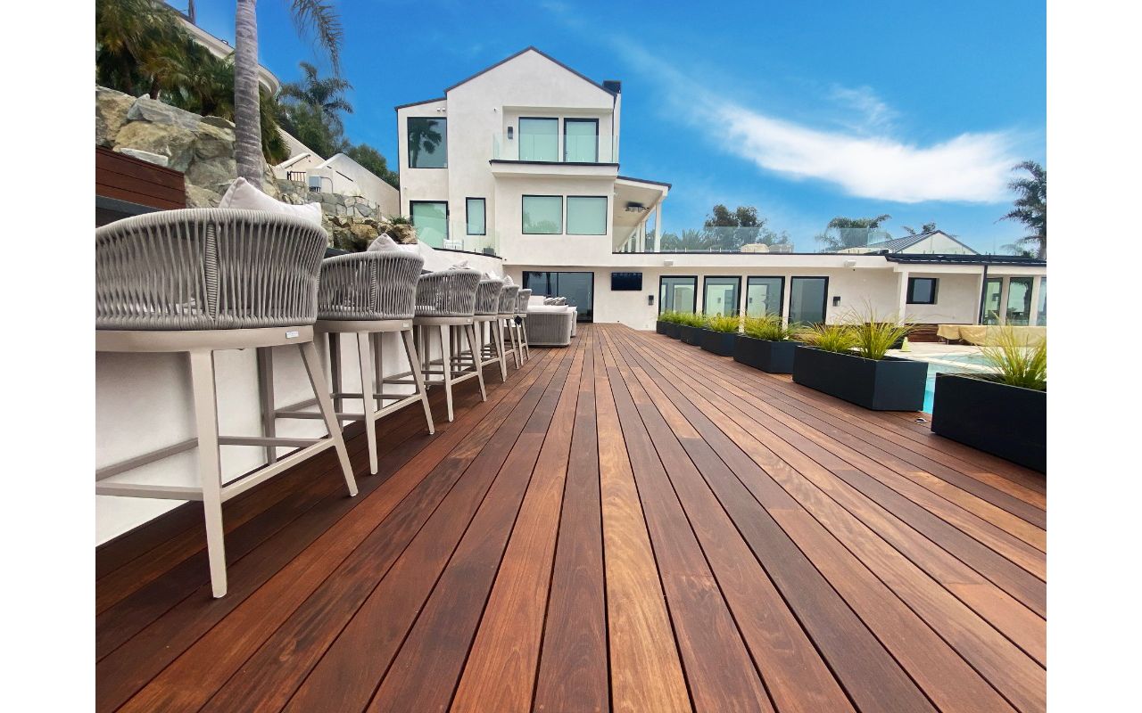 Ipe hardwood deck