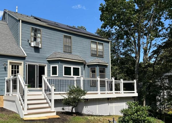 Trex Toasted Sand rebuild in Voorhees, NJ.