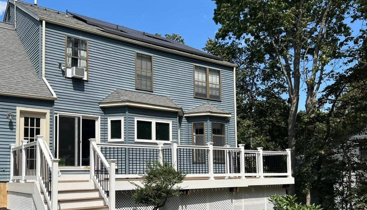 Trex Toasted Sand rebuild in Voorhees, NJ.