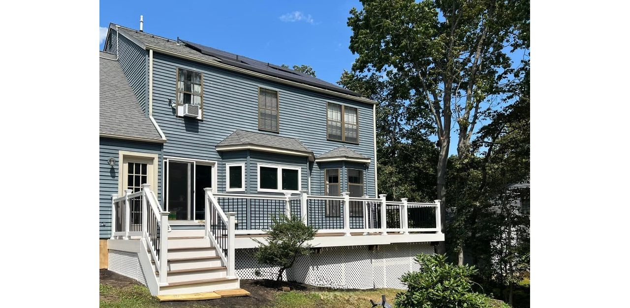Trex Toasted Sand rebuild in Voorhees, NJ.