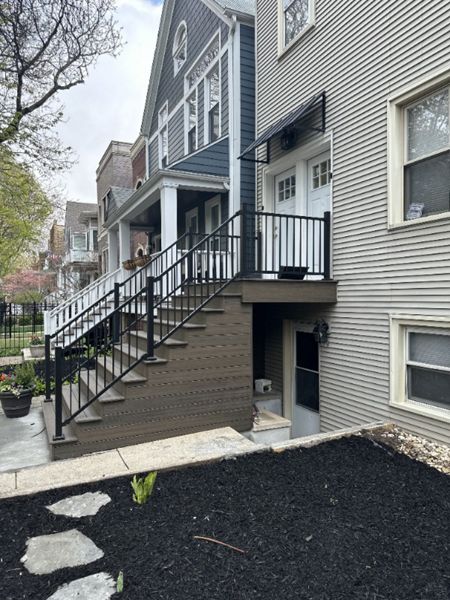 Front Porch In Ravenswood, Chicago