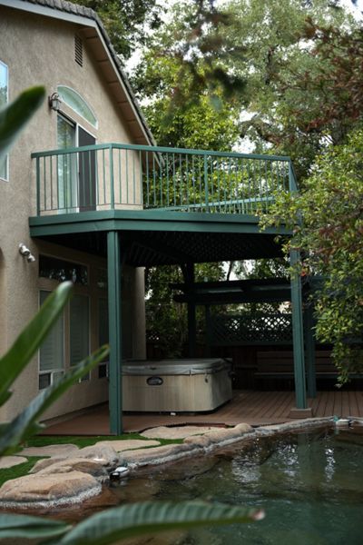 Two-story Trex Deck in Folsom, CA