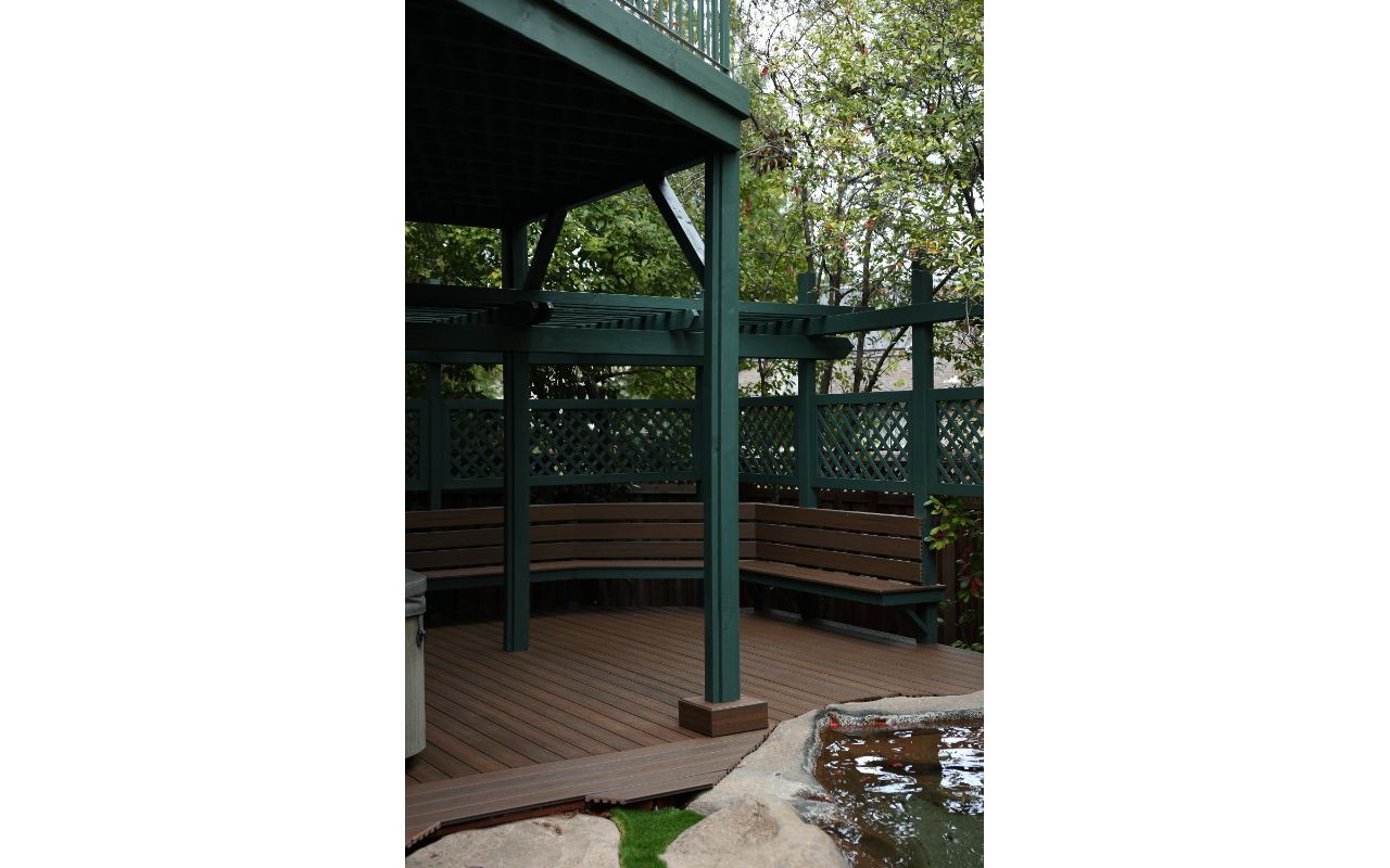 Two-story Trex Deck in Folsom, CA