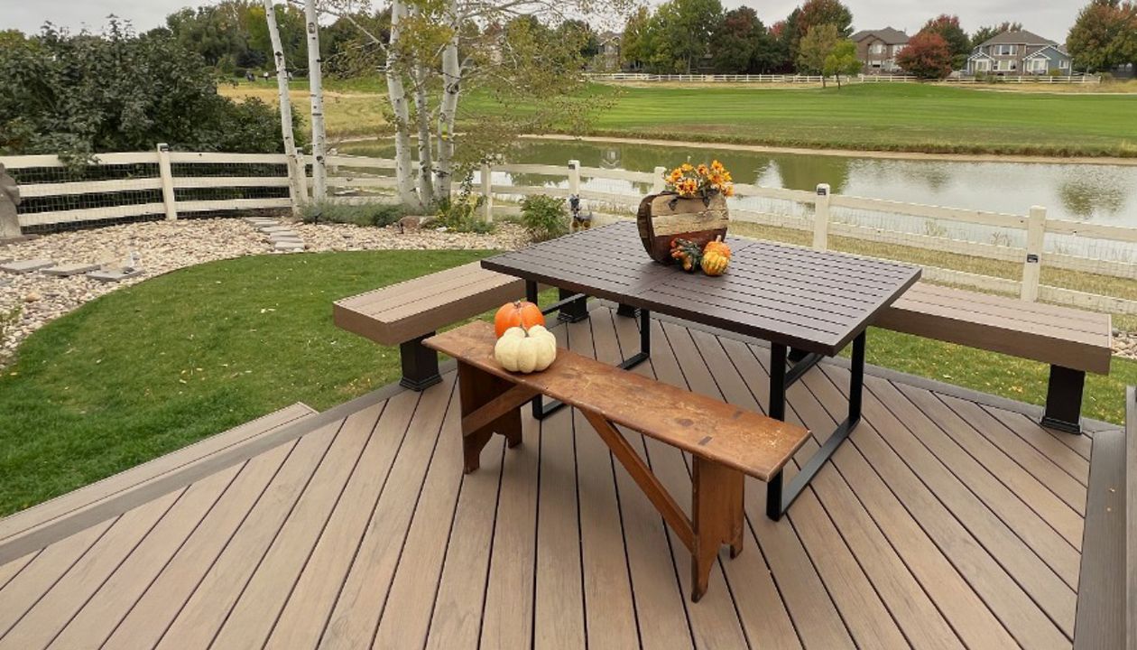 TREX Enhance deck in Costal Bluff in Broomfield, CO