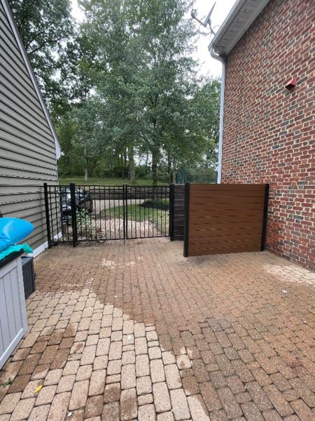 Custom Trex Saddle privacy screening