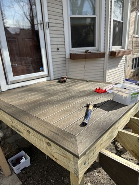 Front Porch Progress, Old Irving Park