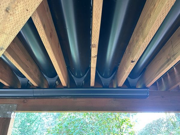 Trex RainEscape system to keep your underdeck dry!