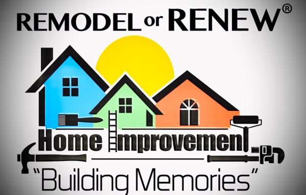 Remodel or Renew Home Improvement Logo