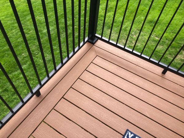 Hidden decking clips keep it seamless