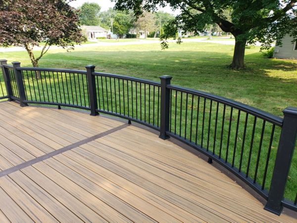 Radius Trex Decks Curved Bloomfield Michigan