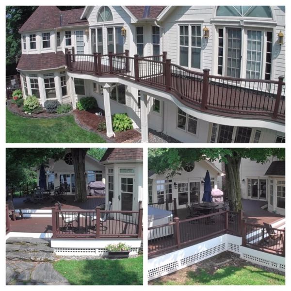 Swanton decks Curved balcony