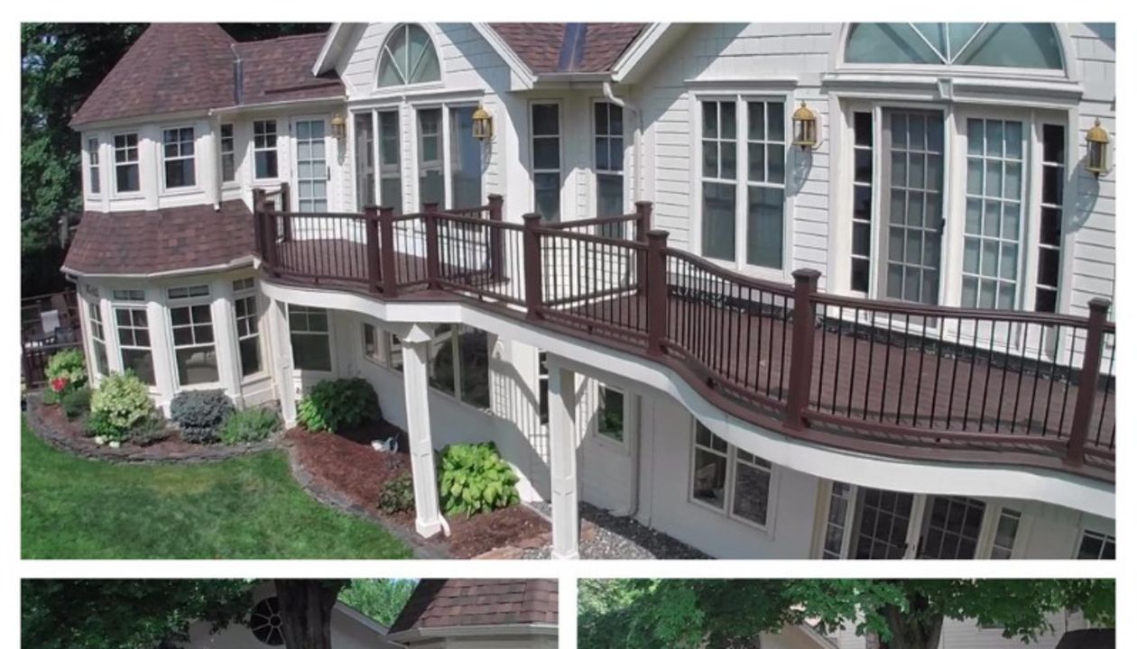 Swanton decks Curved balcony
