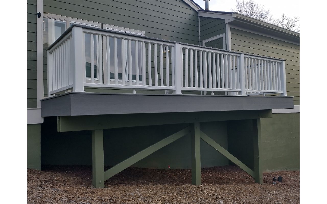 Trex Island Mist Fascia to complement the project.