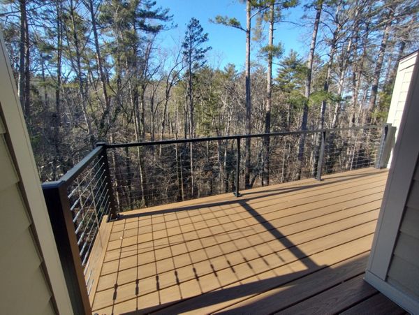 Trex Signature X-Series Cable Railing with Transcend decking.