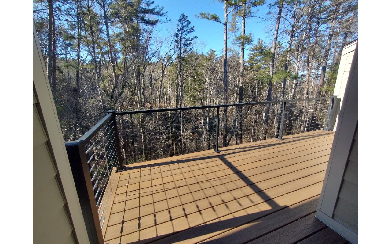 Trex Signature X-Series Cable Railing with Transcend decking.