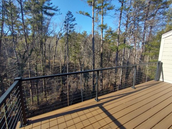 X-Series Cable Railing keeps that perfect forest view.