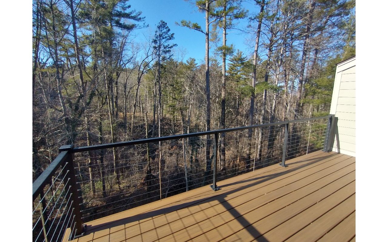 X-Series Cable Railing keeps that perfect forest view.