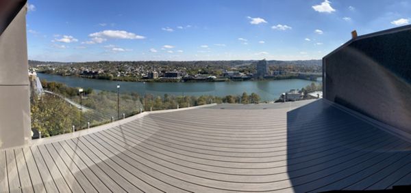 October 2023 Trex deck and Glass railing in Mount Lookout