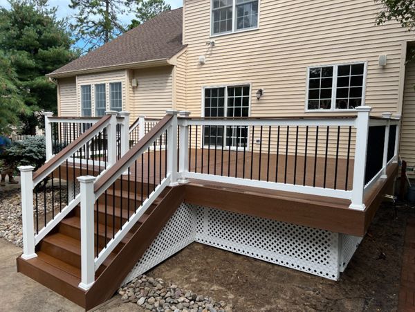 Trex Saddle rebuild in Medford, NJ.