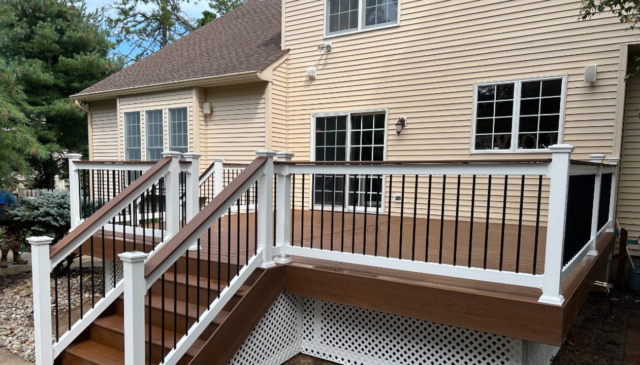 Trex Saddle rebuild in Medford, NJ.