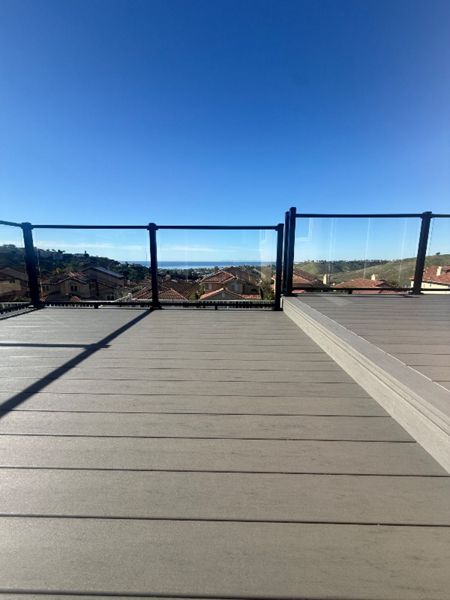 Trex Signature Railing and Point Reyes deck boards, San Clemente