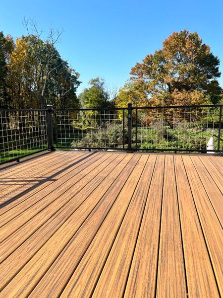 Havana Gold with Signature/stainless steel mesh railing