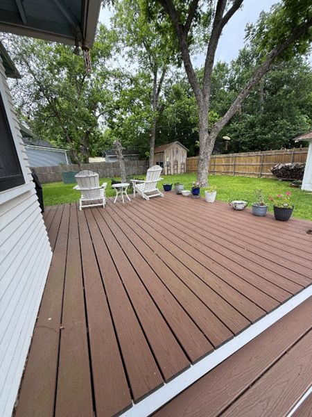 Trex deck