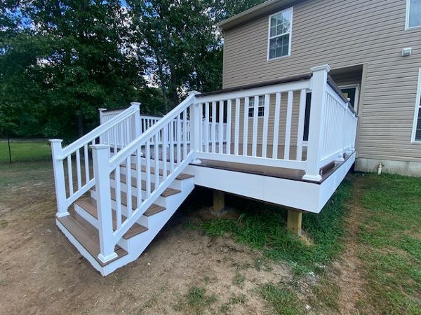 Trex Toasted Sand rebuild in Browns Mill, NJ