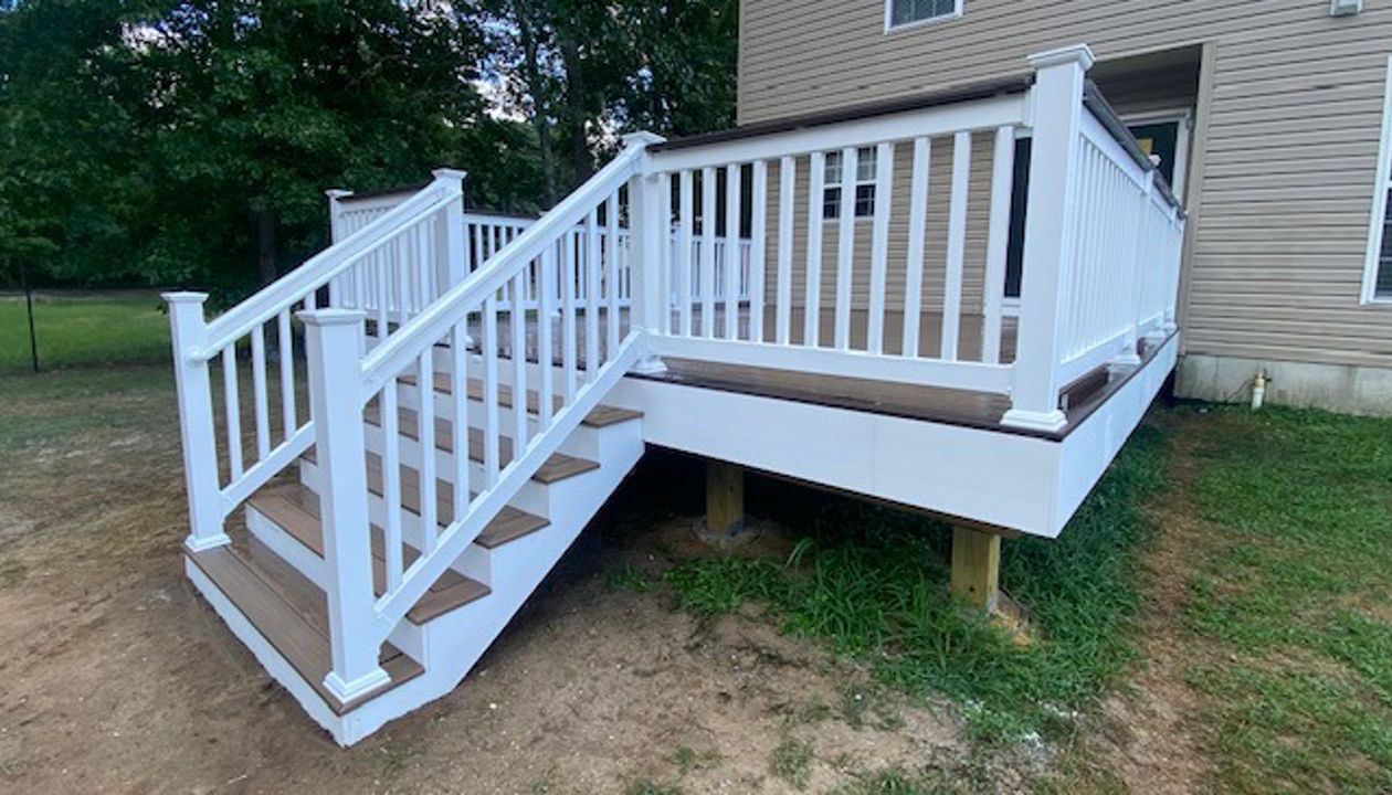 Trex Toasted Sand rebuild in Browns Mill, NJ