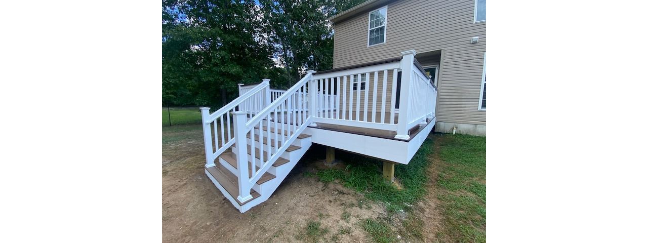Trex Toasted Sand rebuild in Browns Mill, NJ