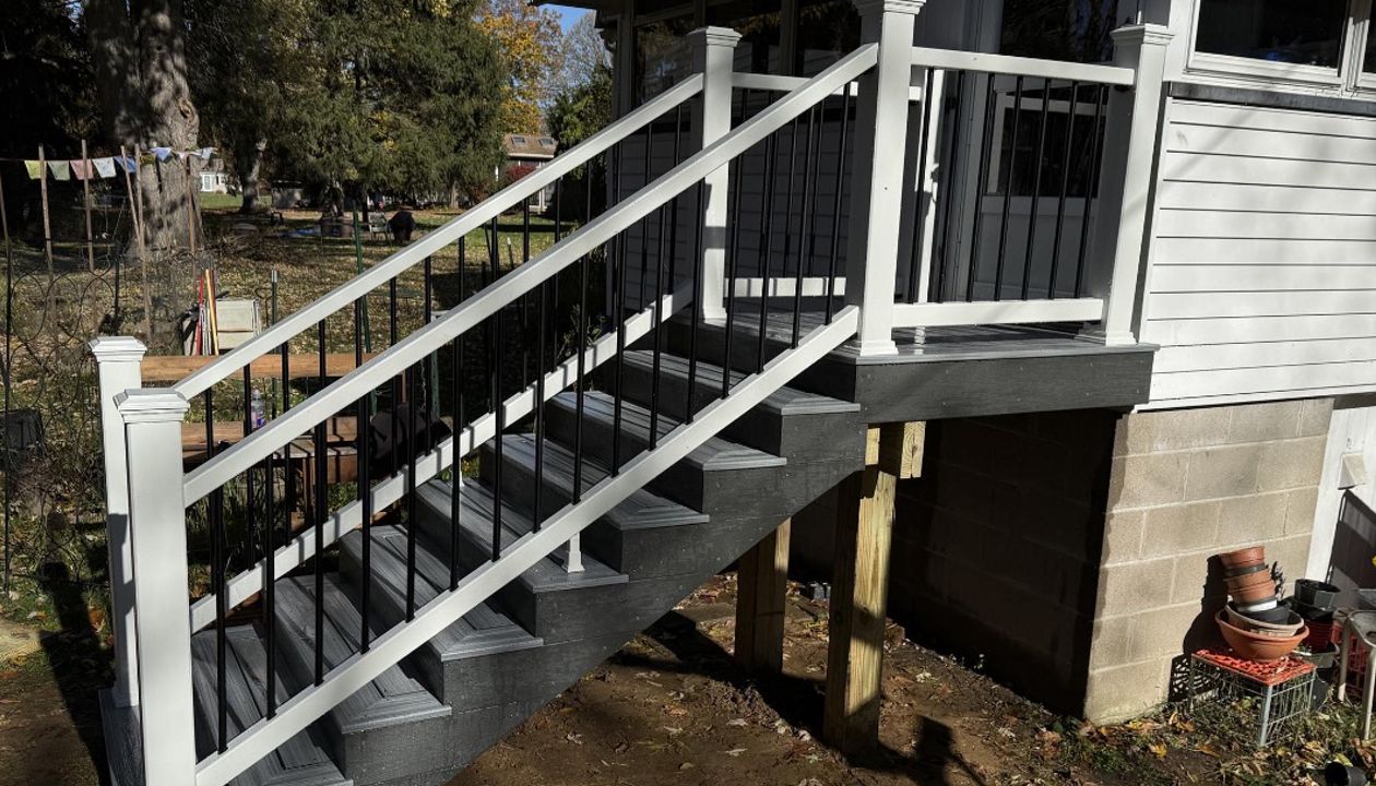 Clam Shell Fascia and Foggy Warf Decking