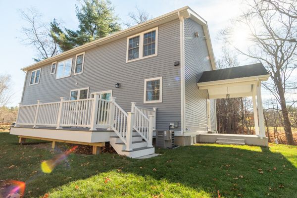 side porch with back deck - Westborough MA
