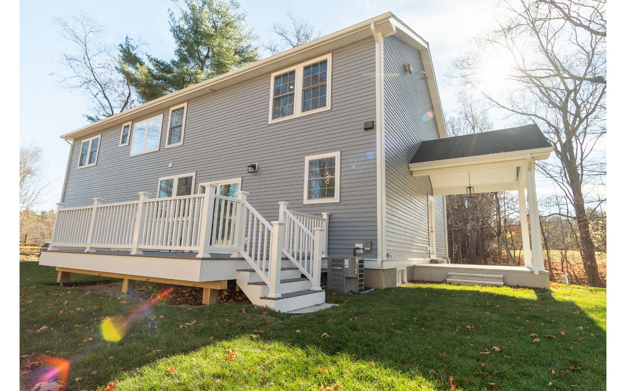 side porch with back deck - Westborough MA
