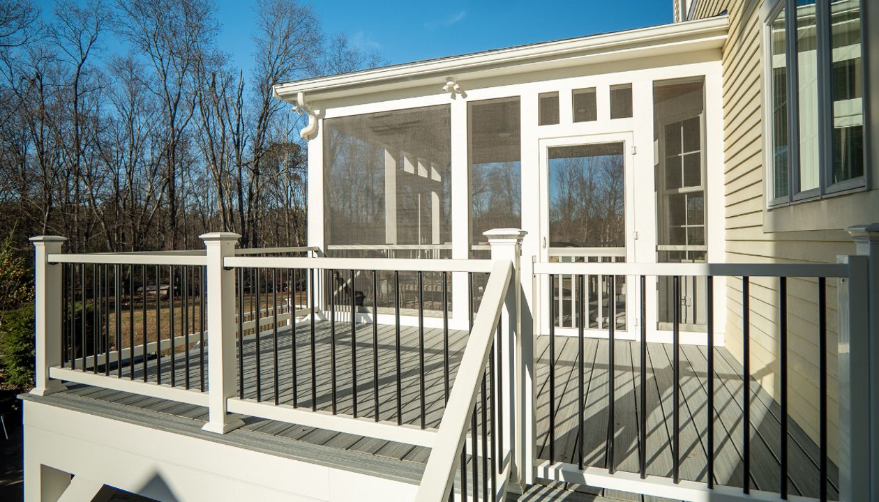 composite deck and porch in Berlin