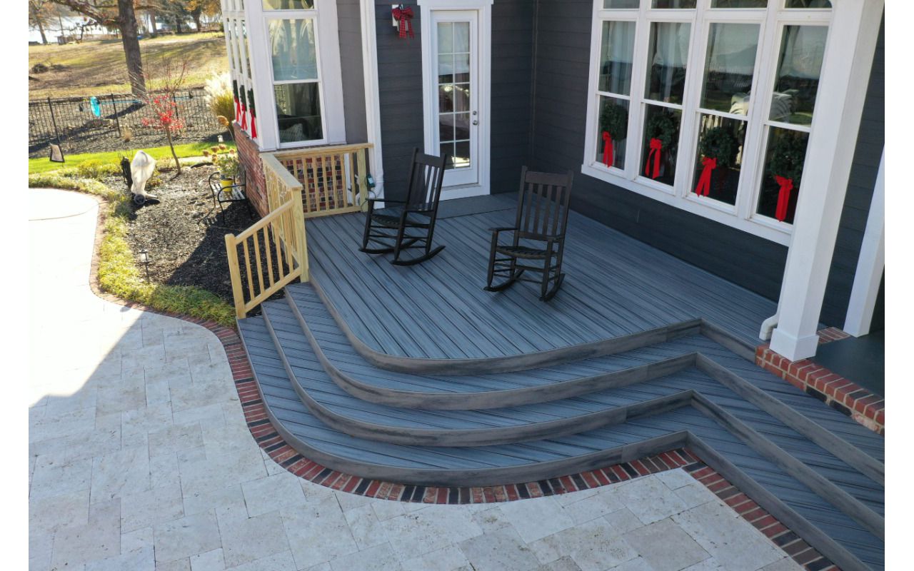Trex Transcend Island Mist decking