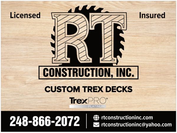 RT Construction,  Inc. Logo